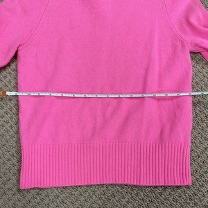 J. Crew bubble gum pink wool sweater size small